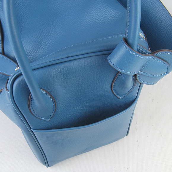 High Quality Replica Hermes Lindy 26CM Shoulder Bag Blue - Click Image to Close